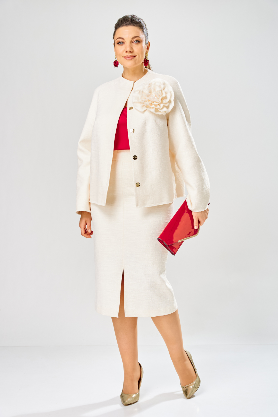 Костюм BonnaImage 1042/1 молочный - фото 2