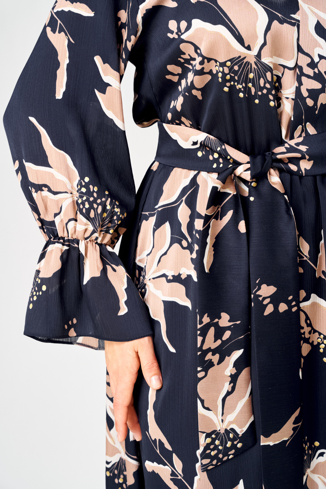 Платье BonnaImage 1043/1 синий - фото 6