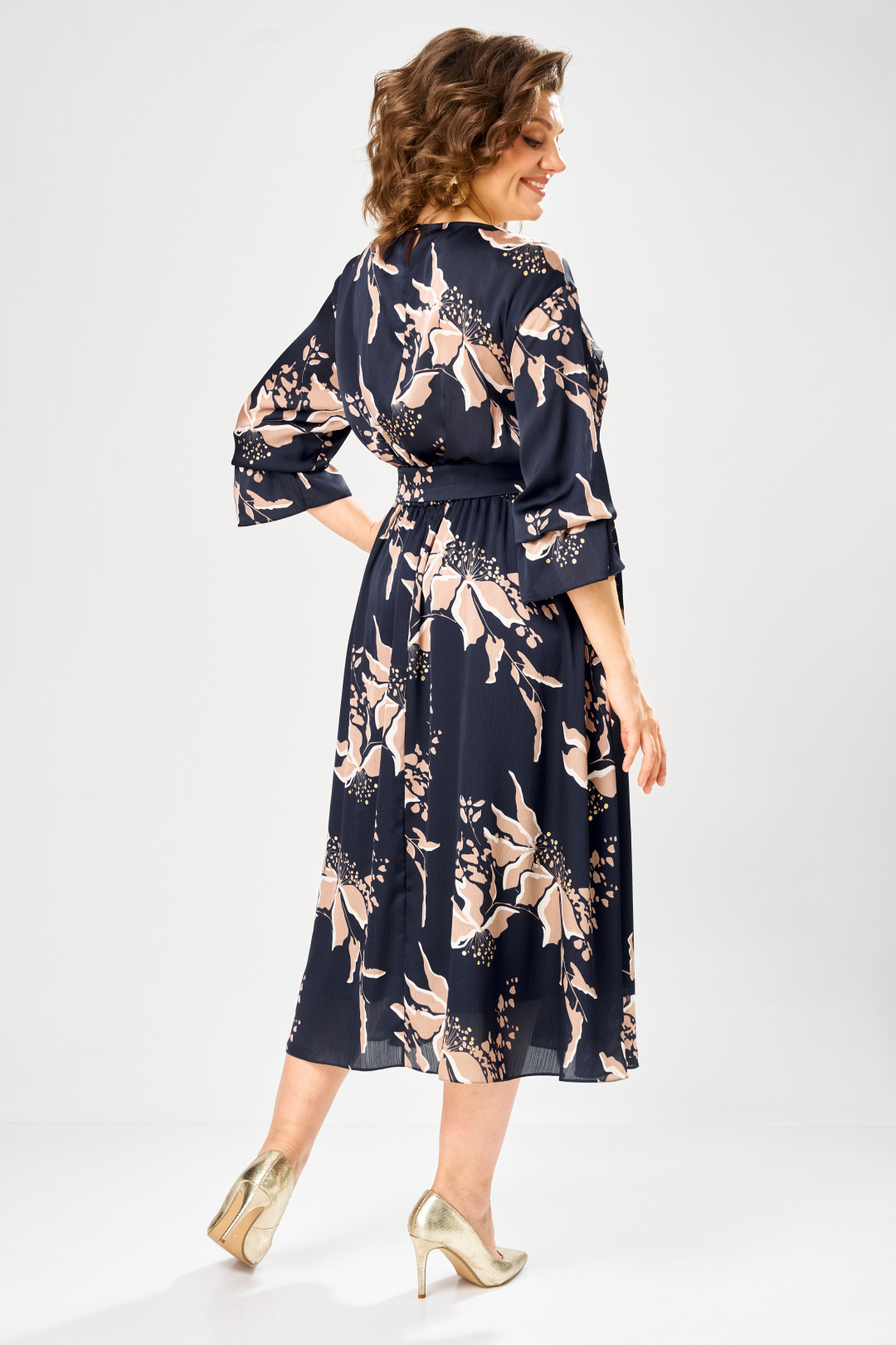 Платье BonnaImage 1043/1 синий