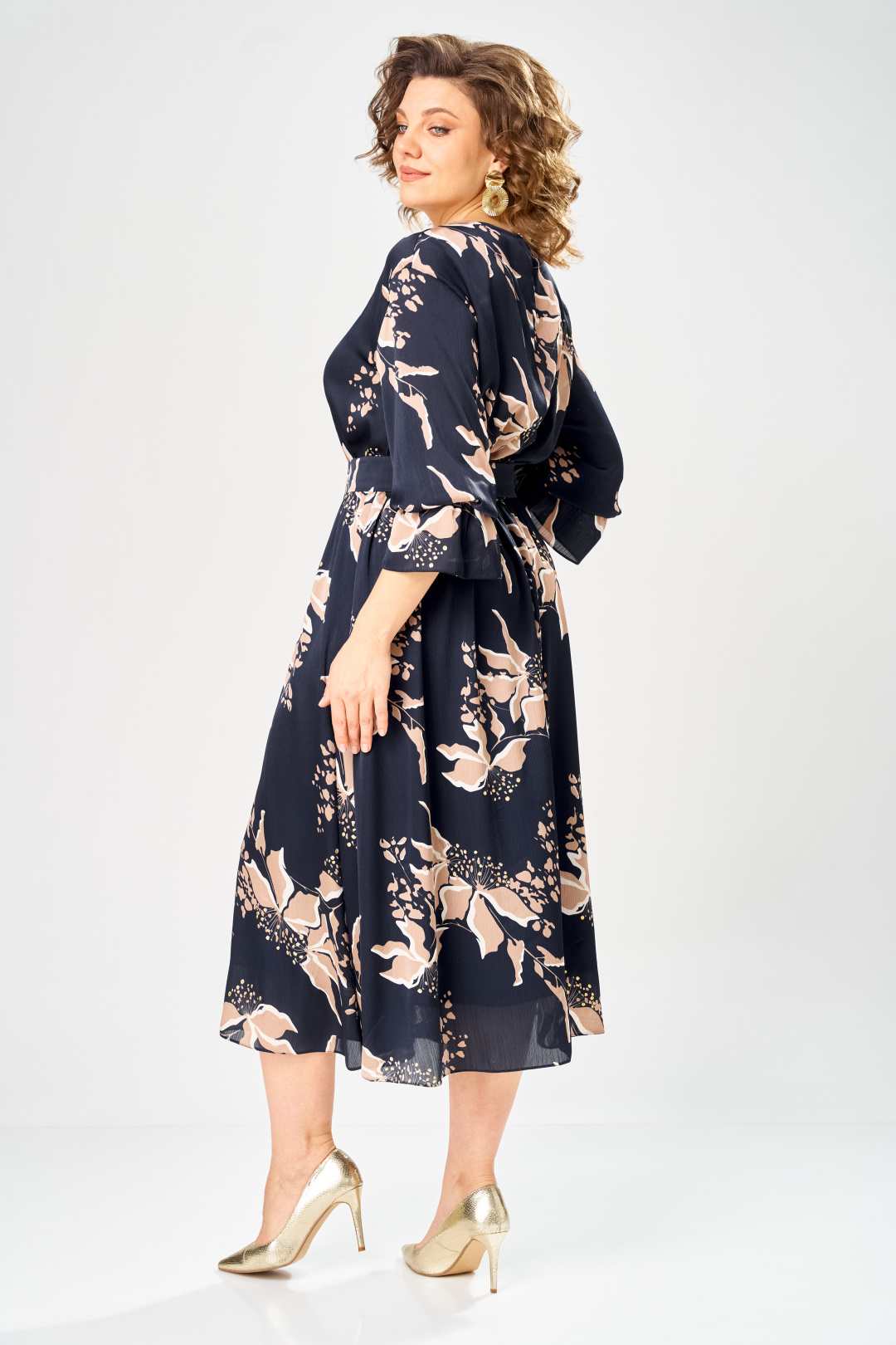 Платье BonnaImage 1043/1 синий