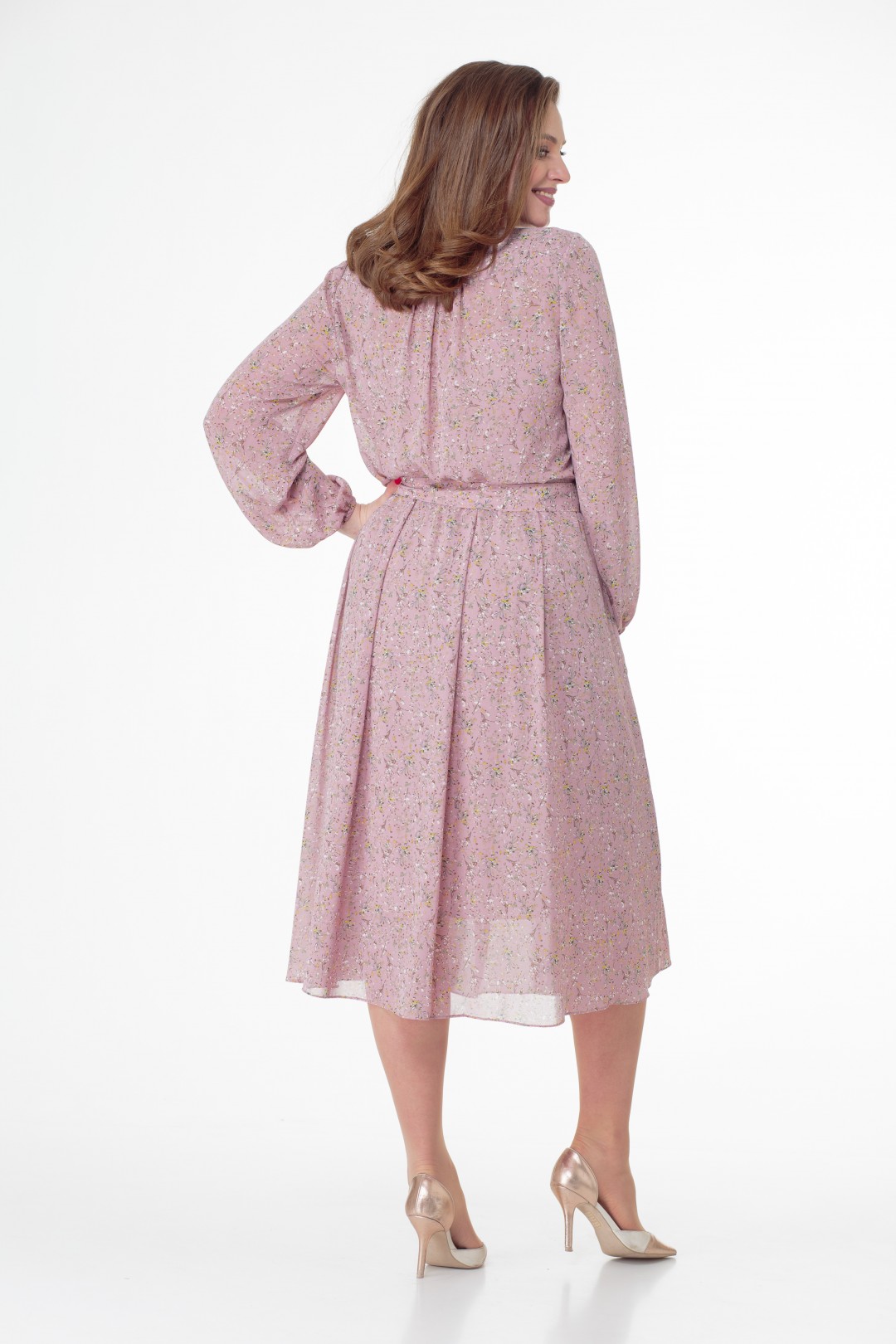 Платье BonnaImage 560 розовый - фото 3