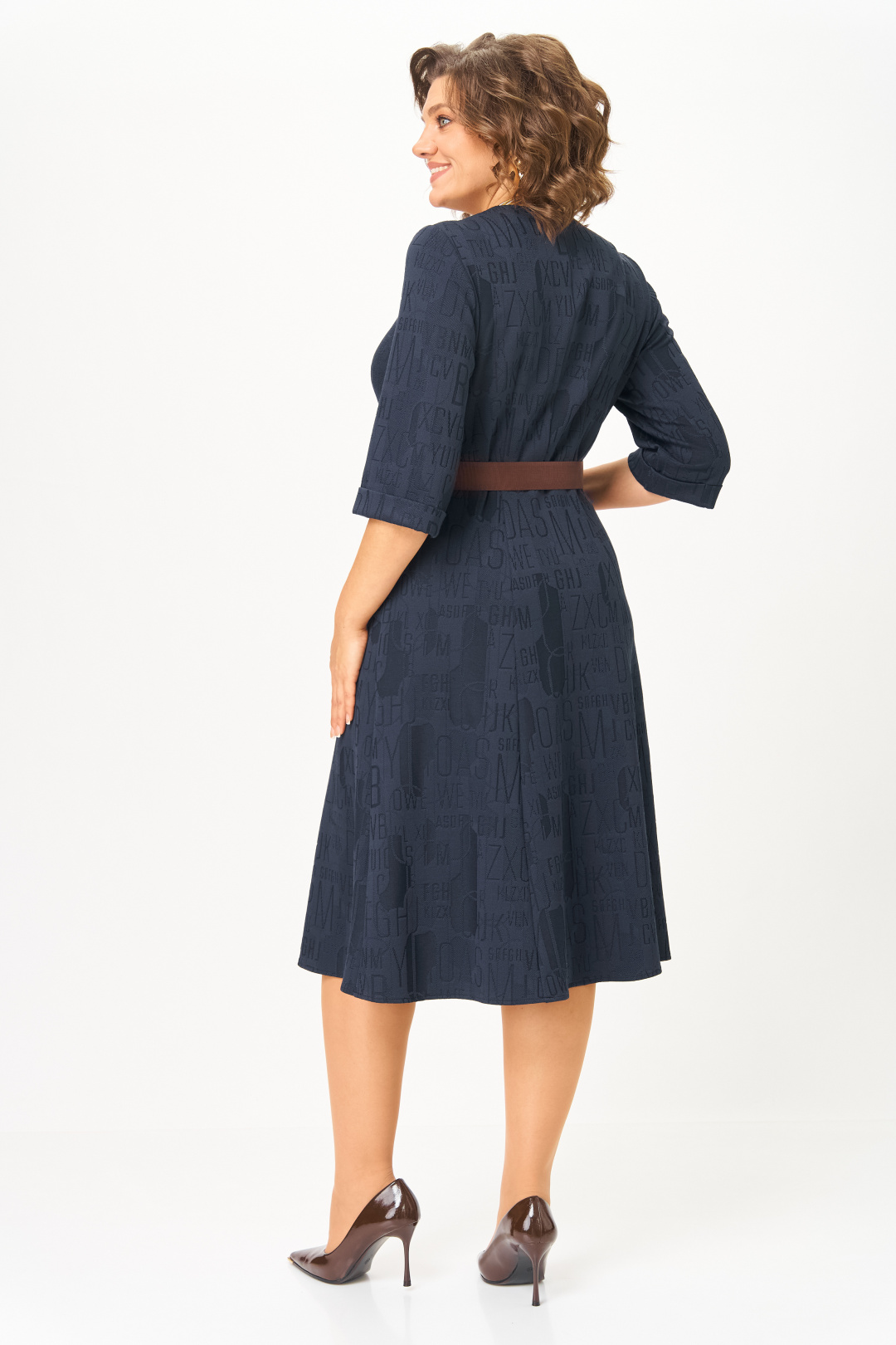 Платье BonnaImage 767/4 синий - фото 4