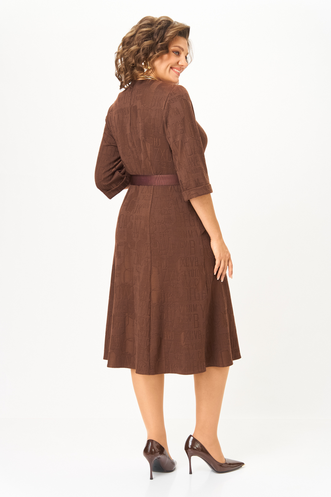 Платье BonnaImage 767/5 коричневый - фото 5