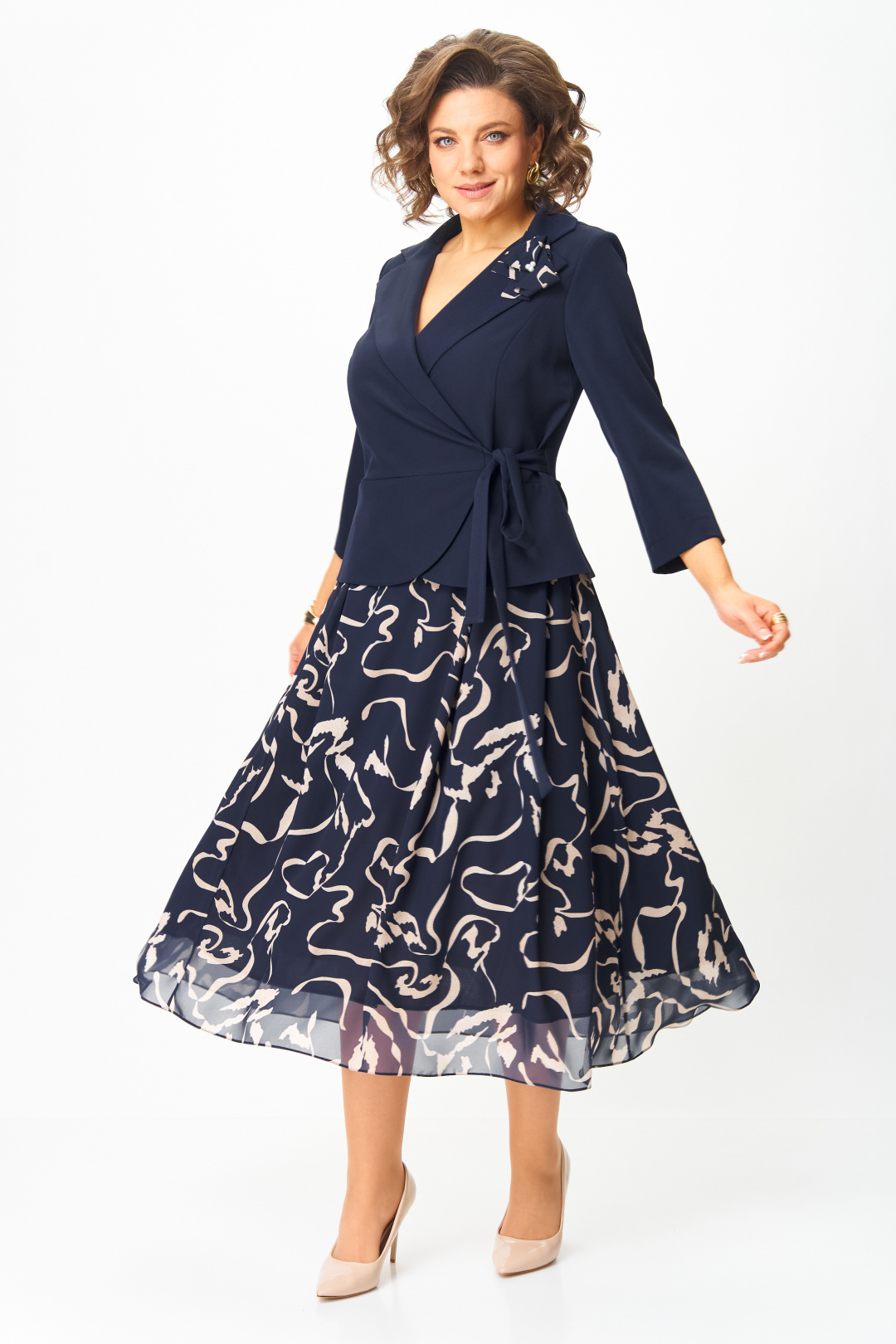 Платье BonnaImage 922-1-5 синий - фото 1