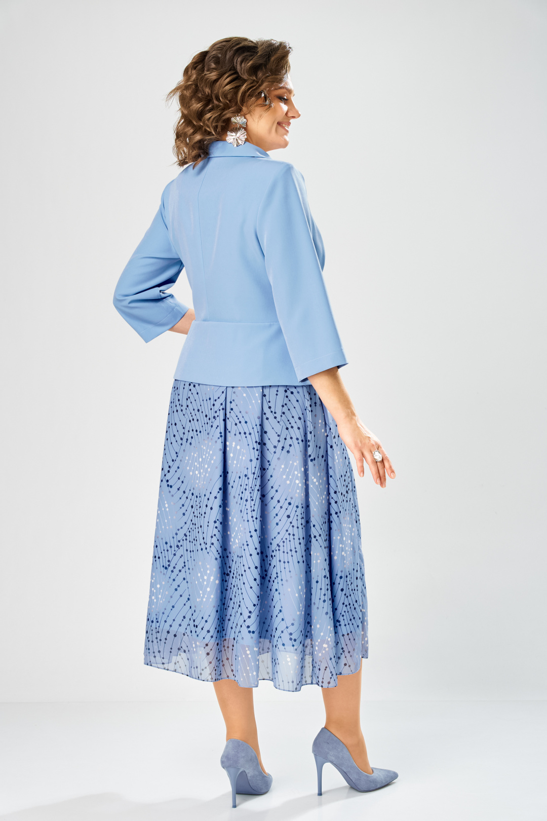 Платье BonnaImage 922-1/10 голубой