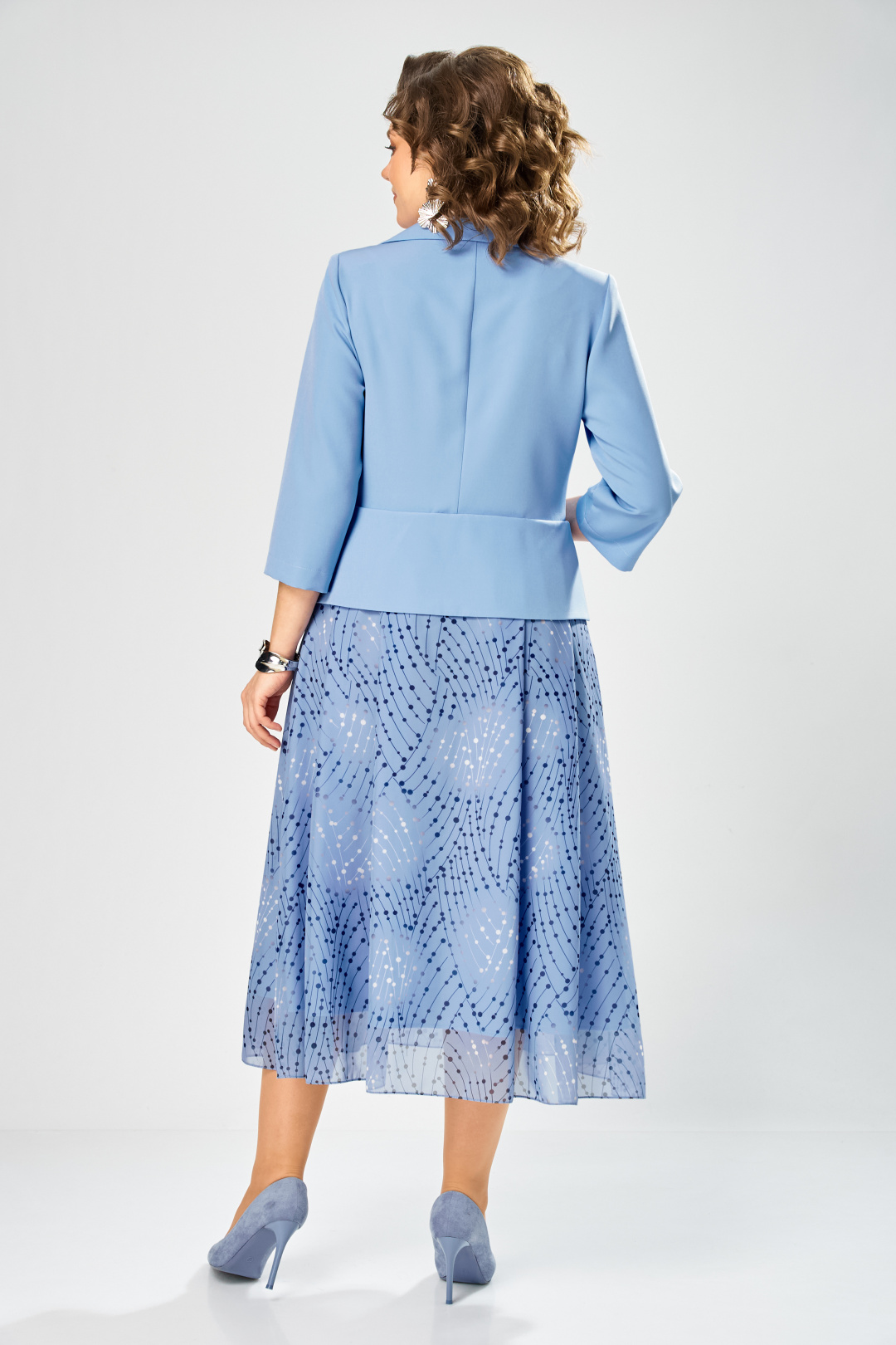 Платье BonnaImage 922-1/10 голубой