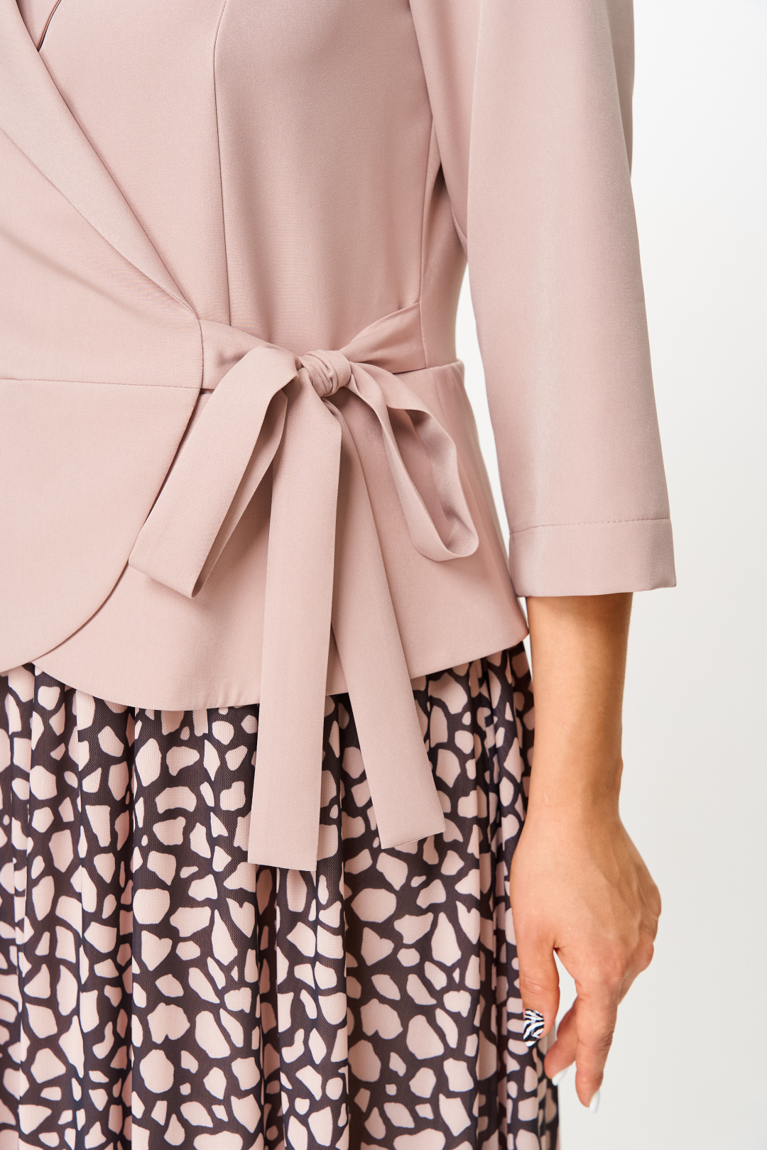 Платье BonnaImage 922-12 бежевый - фото 4