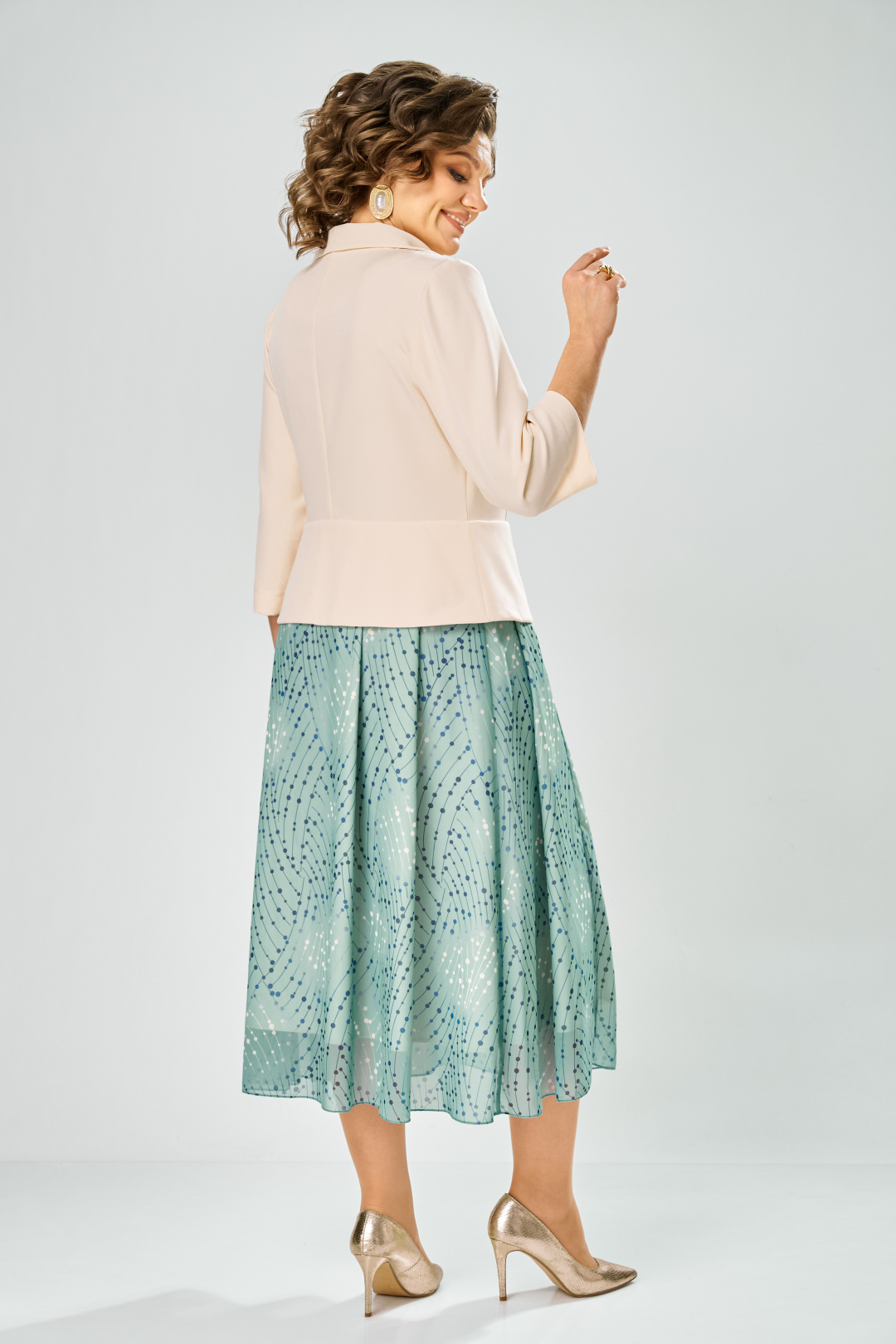 Платье BonnaImage 922-1/9 бежевый