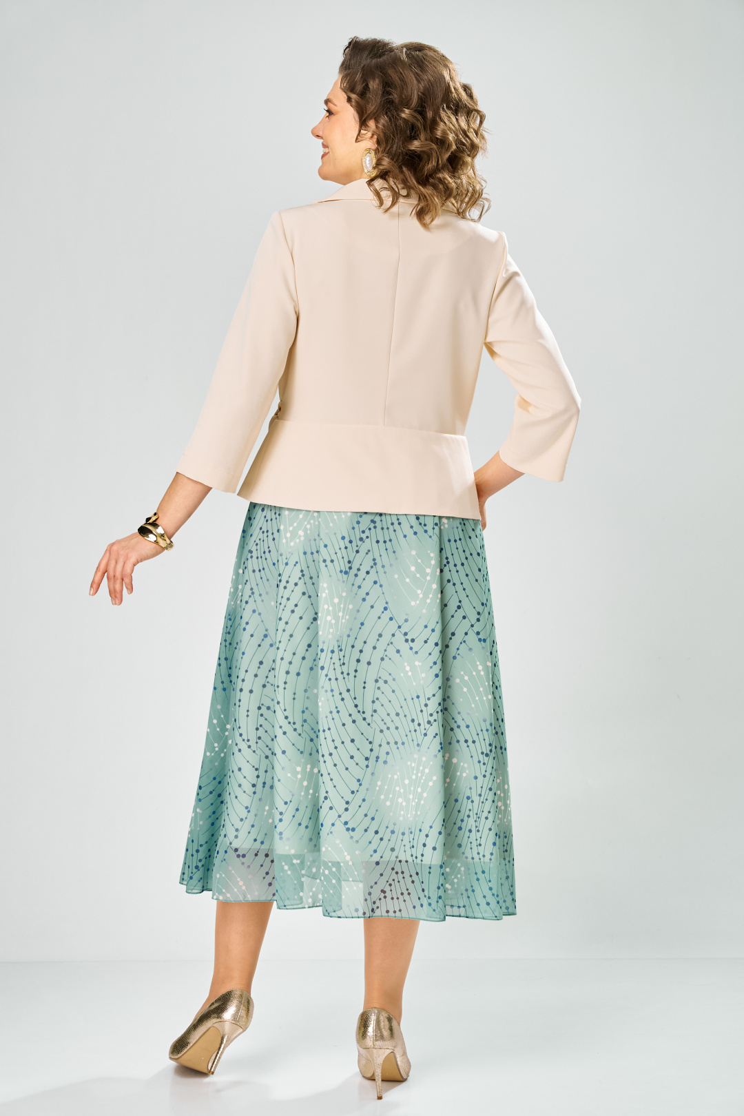 Платье BonnaImage 922-1/9 бежевый