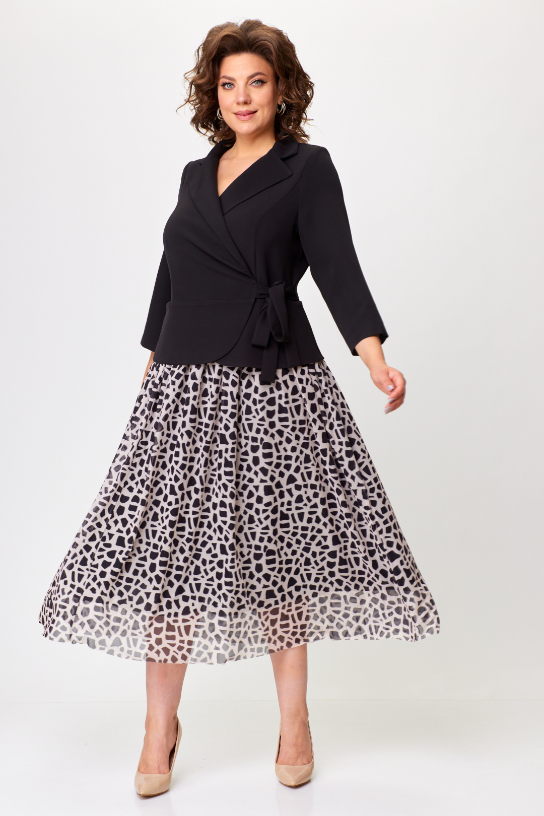 Платье BonnaImage 922 черный - фото 3