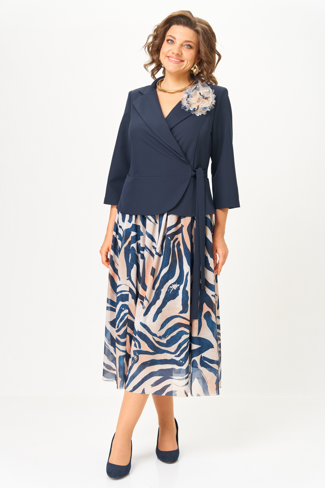 Платье BonnaImage 922/14 синий