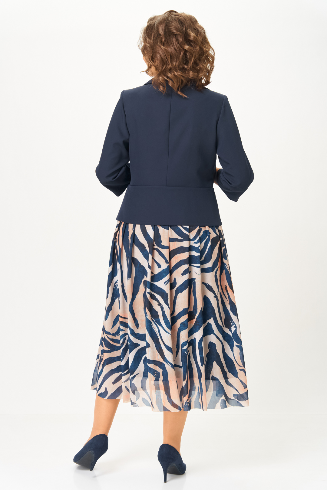 Платье BonnaImage 922/14 синий - фото 6