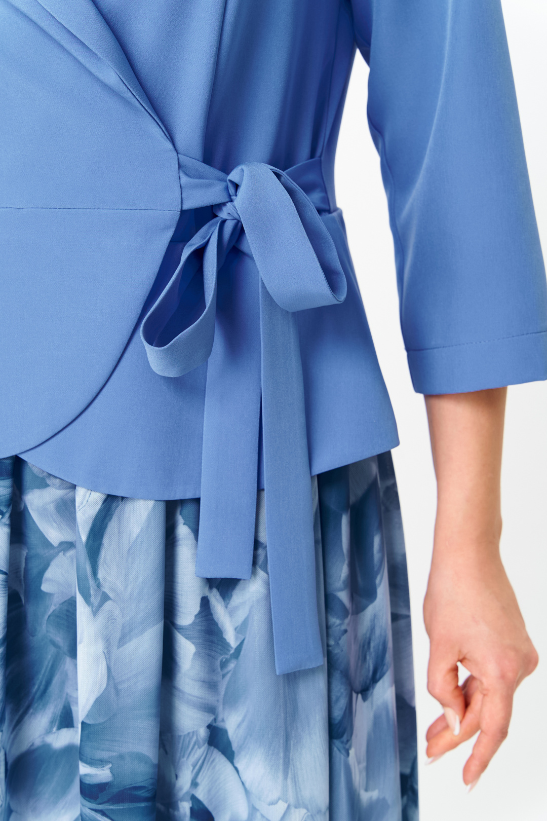 Платье BonnaImage 922/8 голубой - фото 5