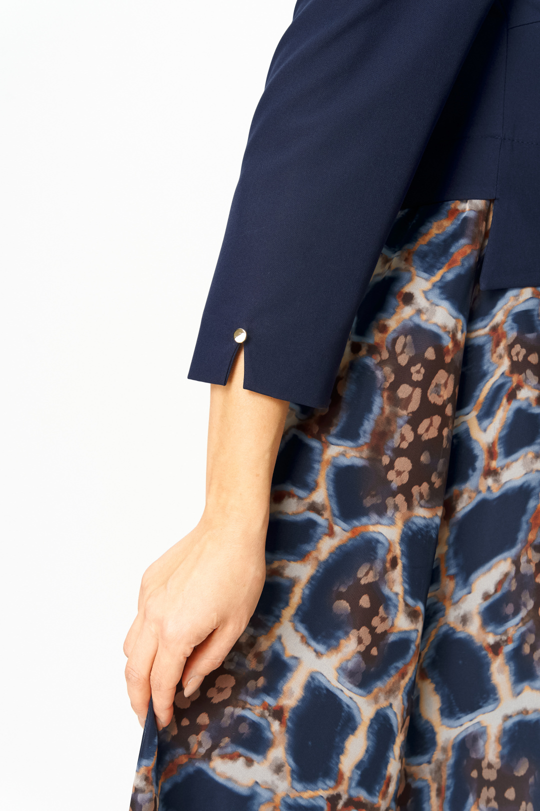 Платье BonnaImage 954-1-1 синий - фото 5