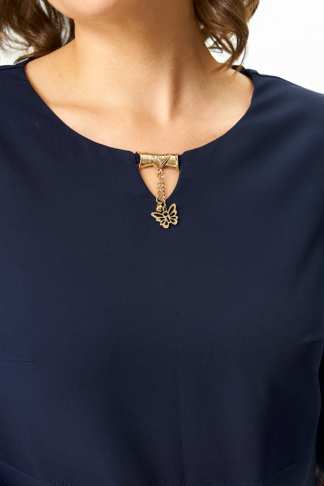 Платье BonnaImage 954-1-1 синий - фото 6