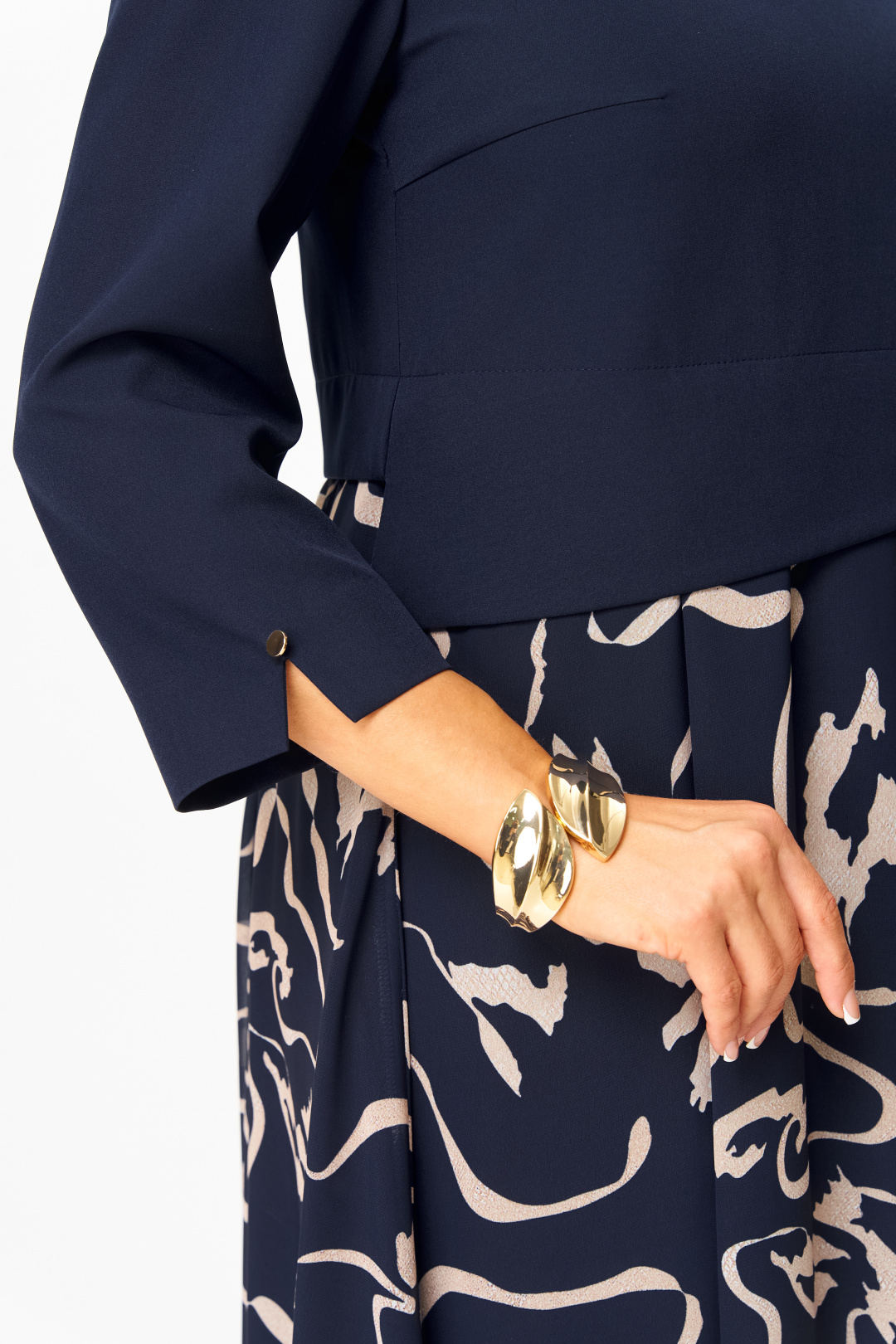 Платье BonnaImage 954-1-2 синий - фото 5