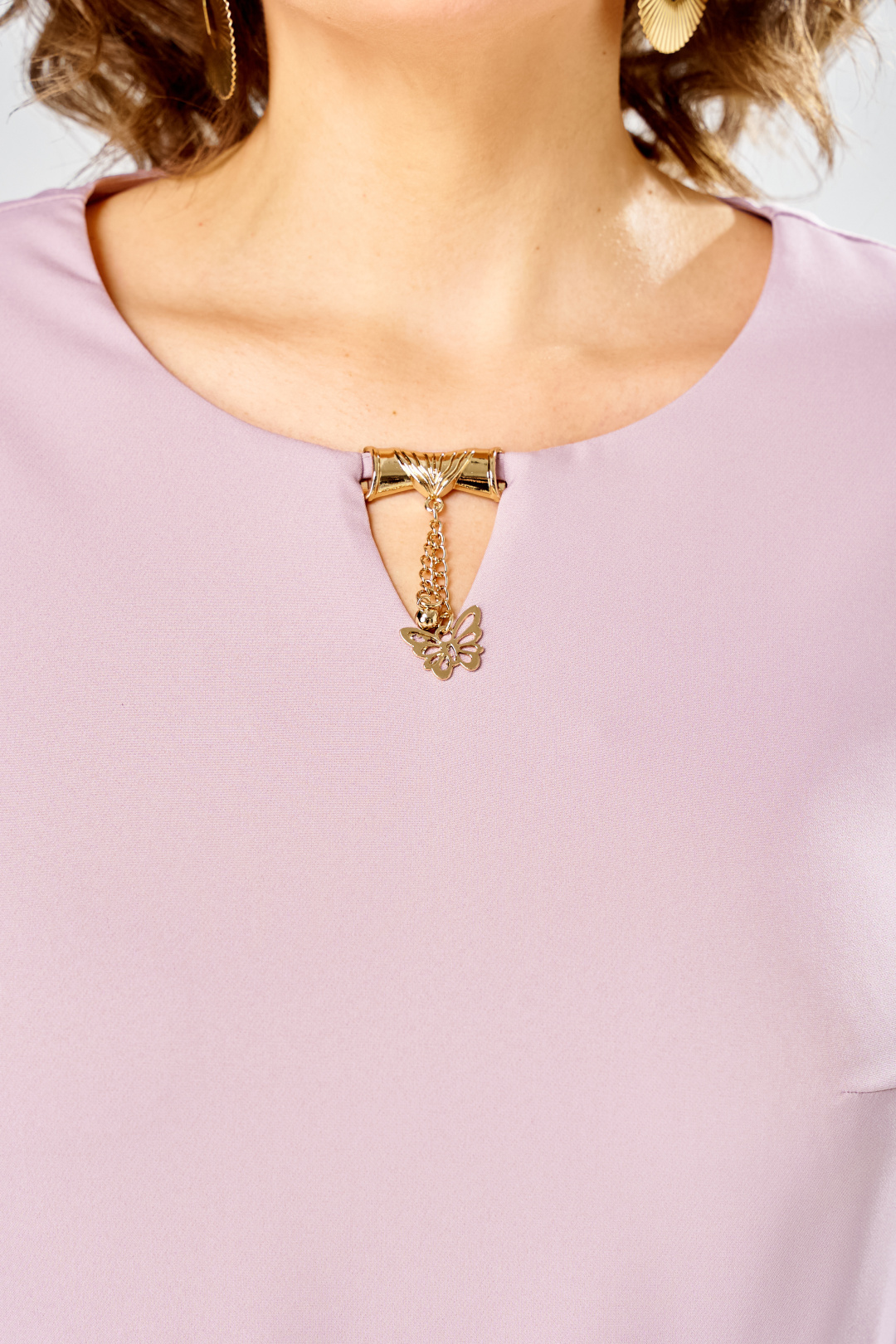 Платье BonnaImage 954-1/7 пудровый - фото 6