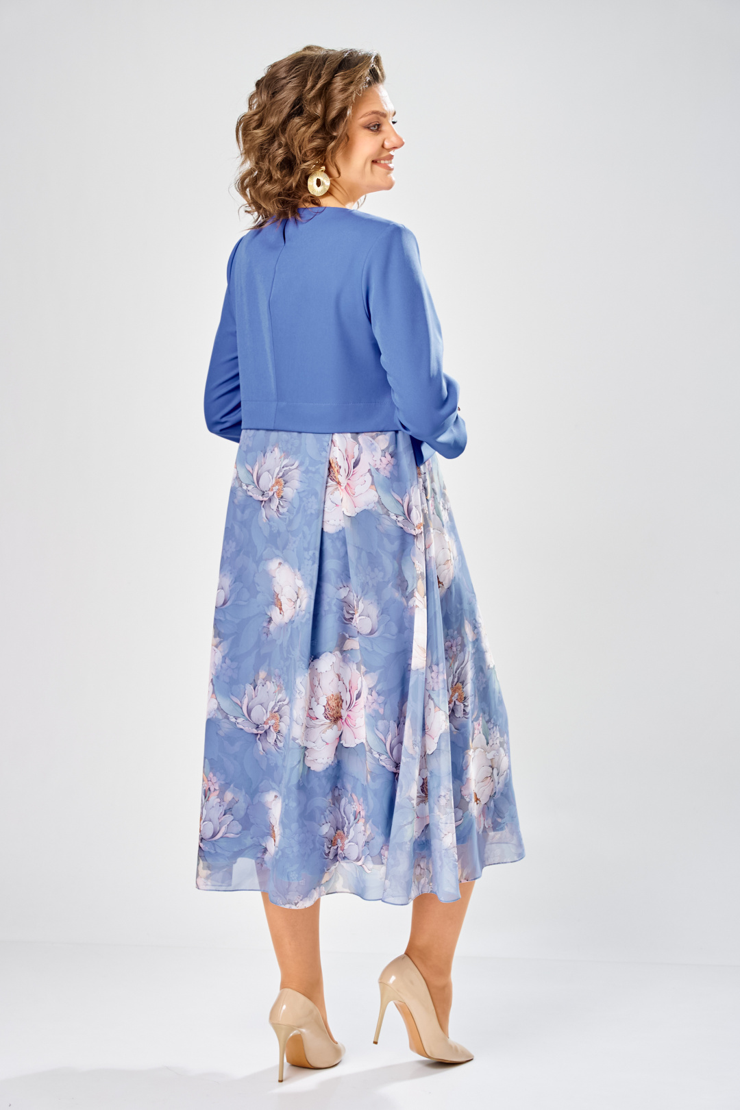 Платье BonnaImage 954-1/8 голубой