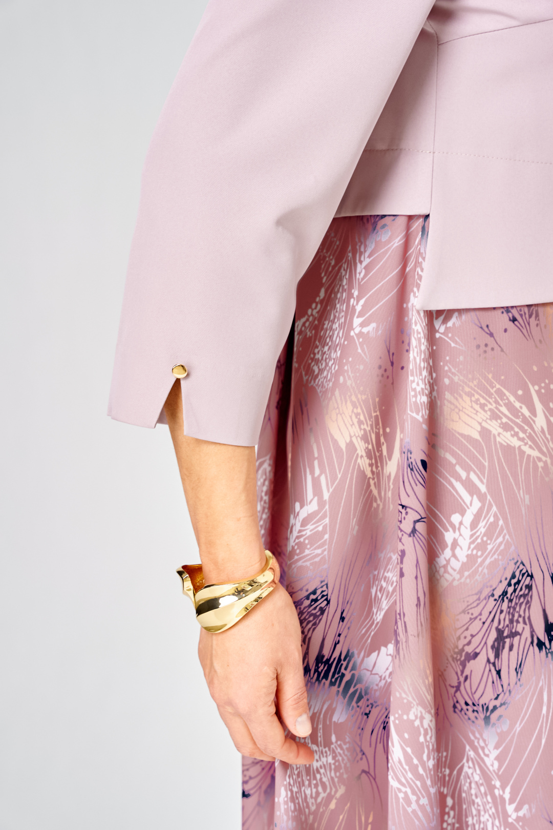 Платье BonnaImage 954-1/9 пудровый - фото 4