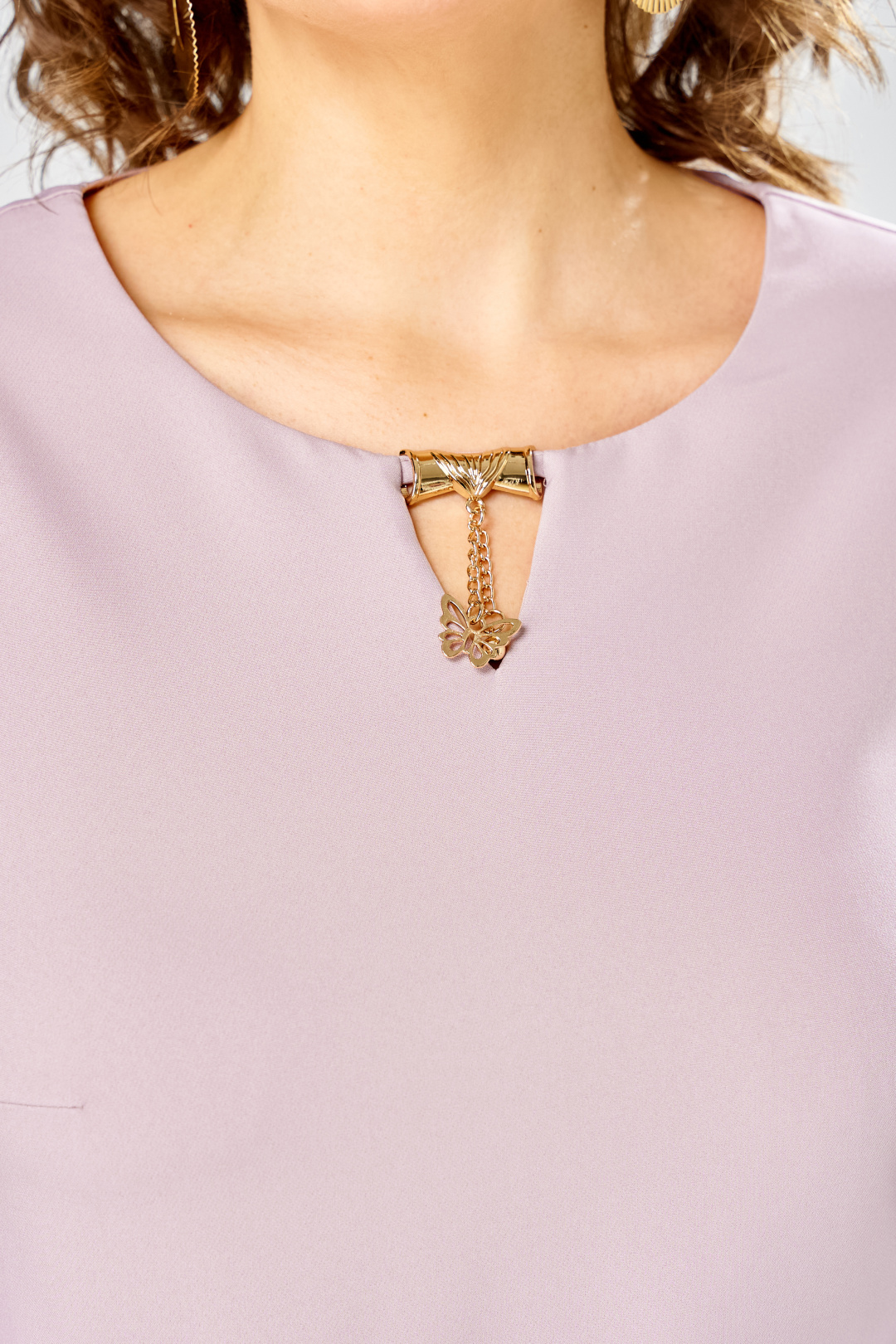 Платье BonnaImage 954-1/9 пудровый - фото 5