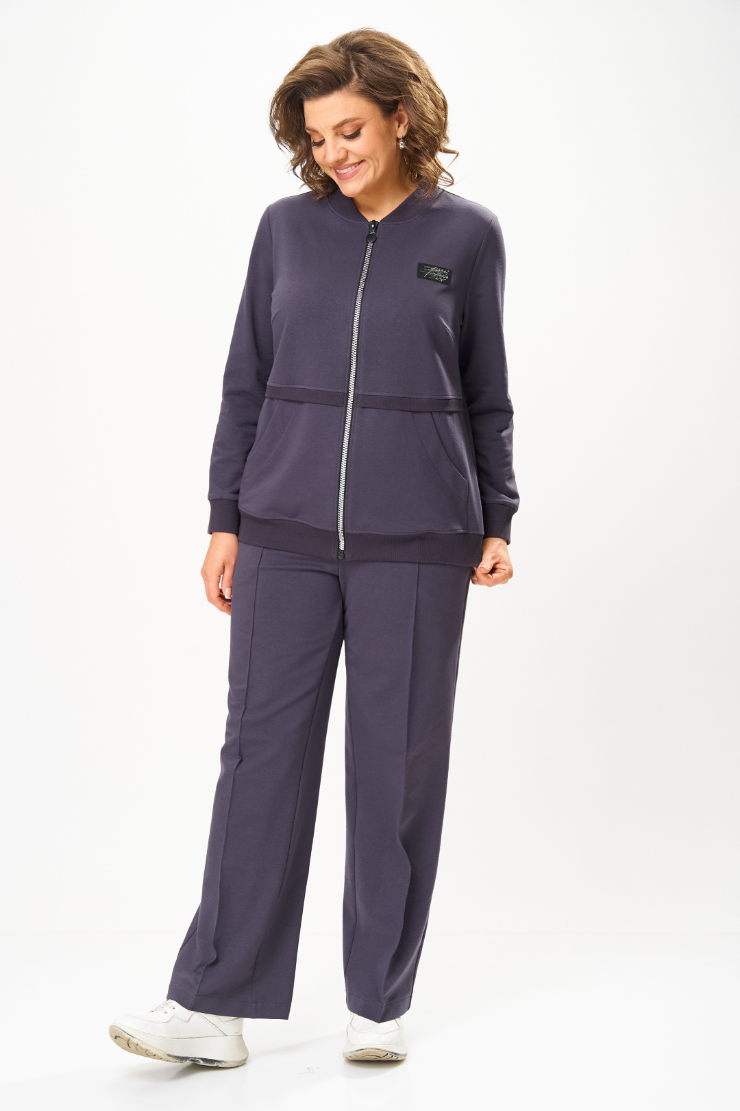 Костюм BonnaImage 956/3 серо-фиолетовый - фото 2