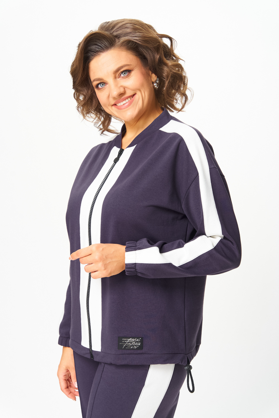 Костюм BonnaImage 988/4 серо-фиолетовый - фото 4