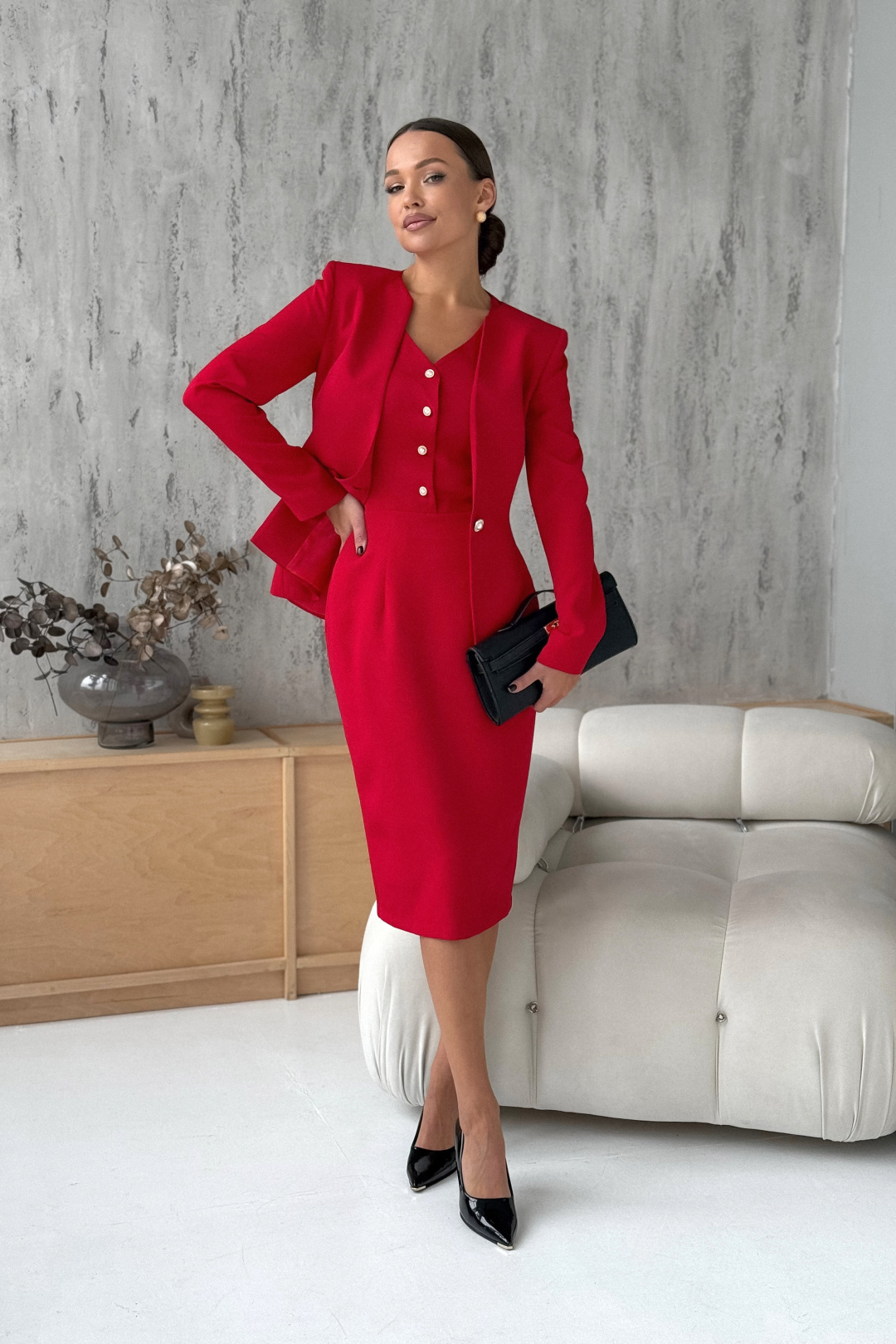 Костюм DilanaVIP 2106 красный