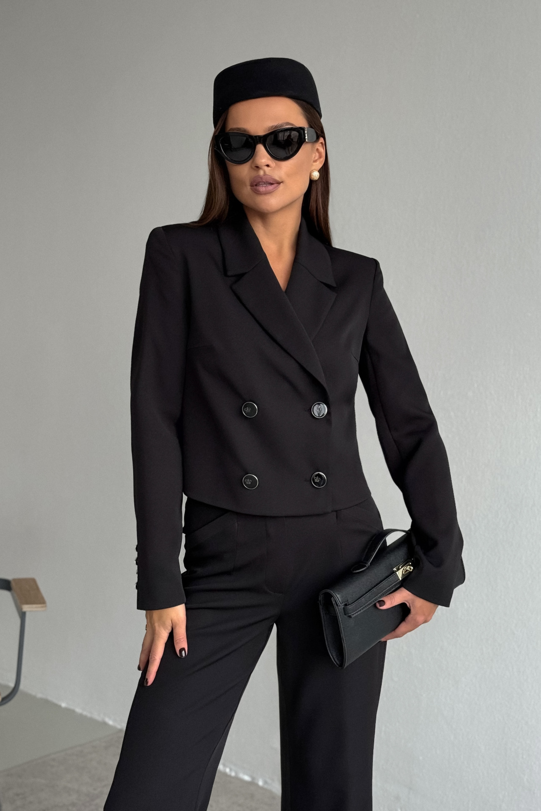 Костюм DilanaVIP 2122 черный - фото 2