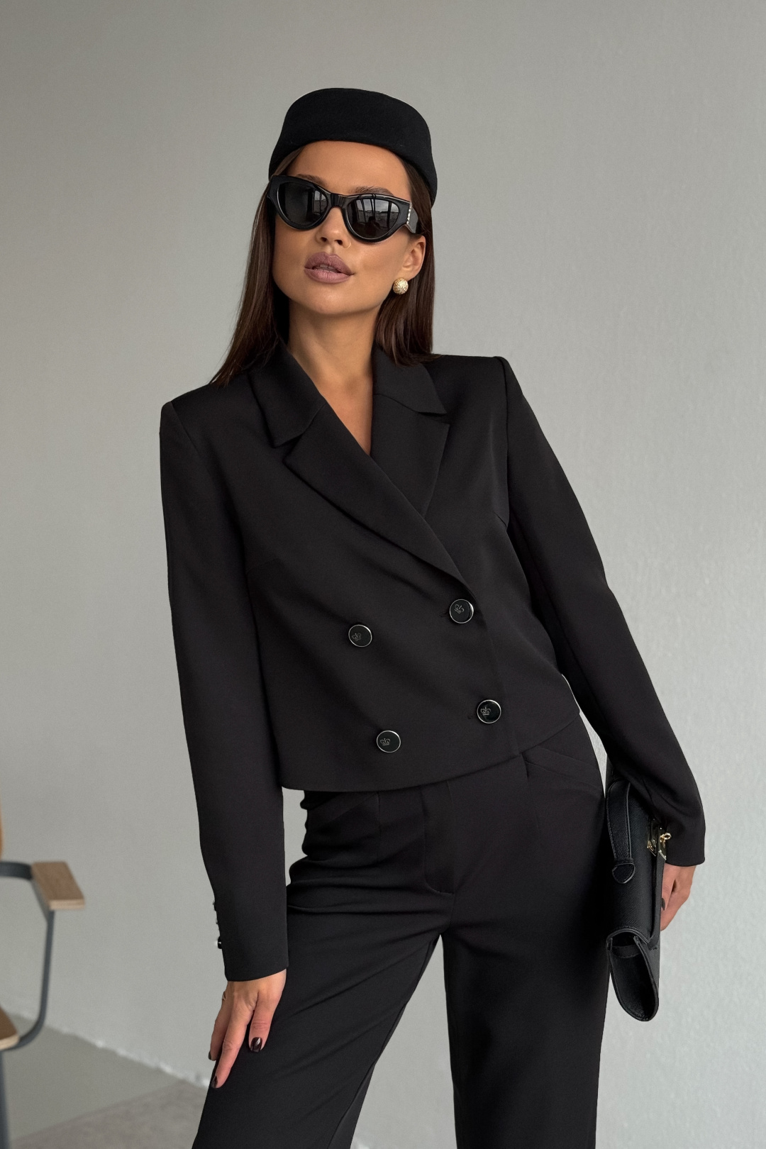 Костюм DilanaVIP 2122 черный - фото 3