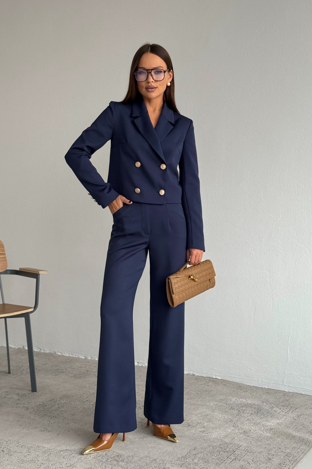 Костюм DilanaVIP 2122 синий - фото 1