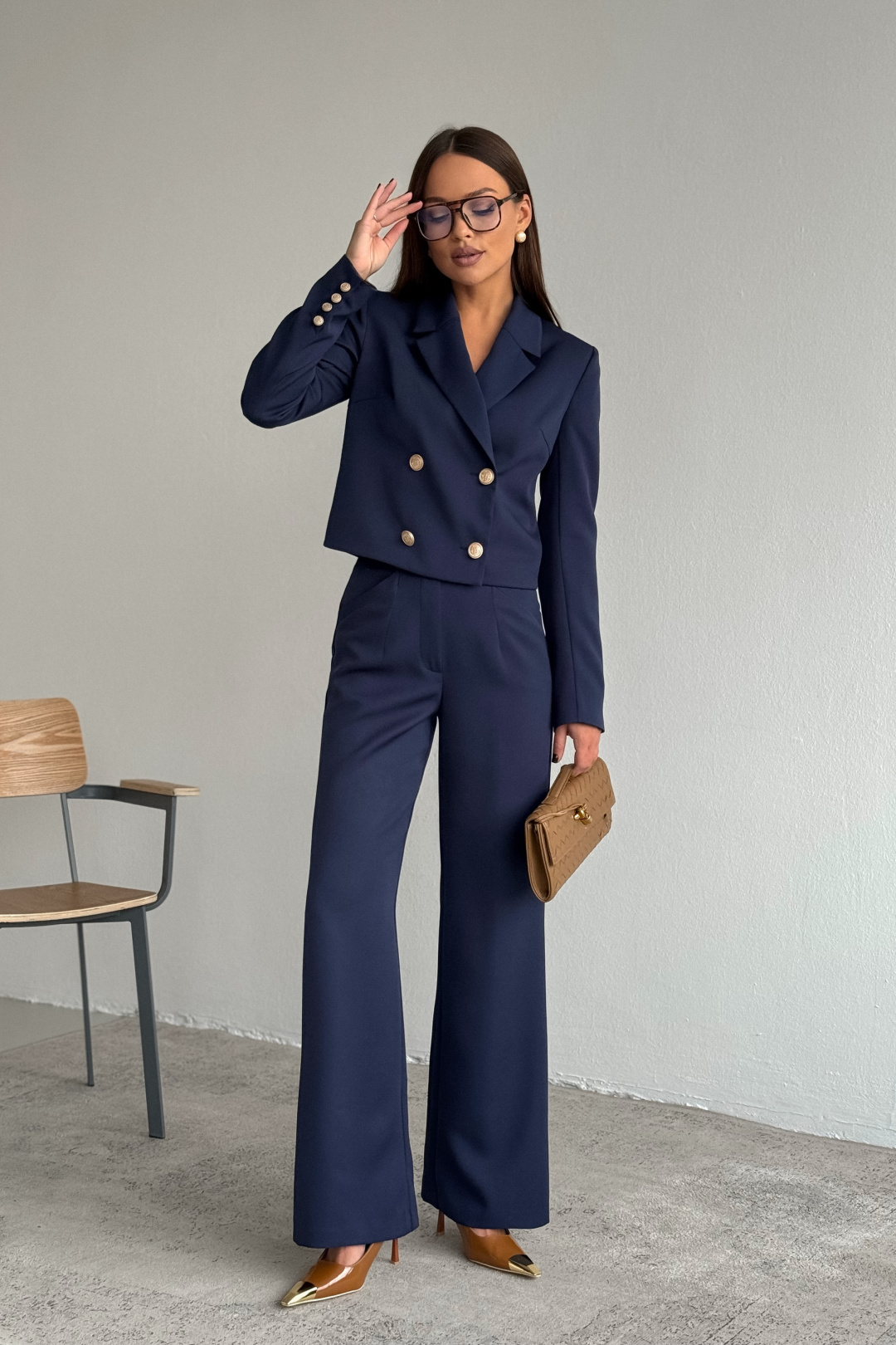 Костюм DilanaVIP 2122 синий - фото 2