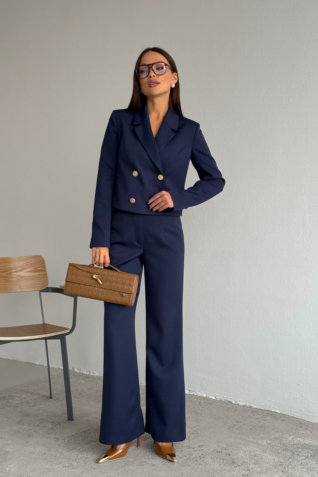 Костюм DilanaVIP 2122 синий - фото 4