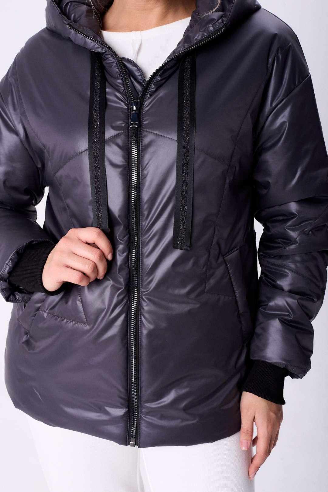 Куртка Diomant 1895 мокрый асфальт - фото 4