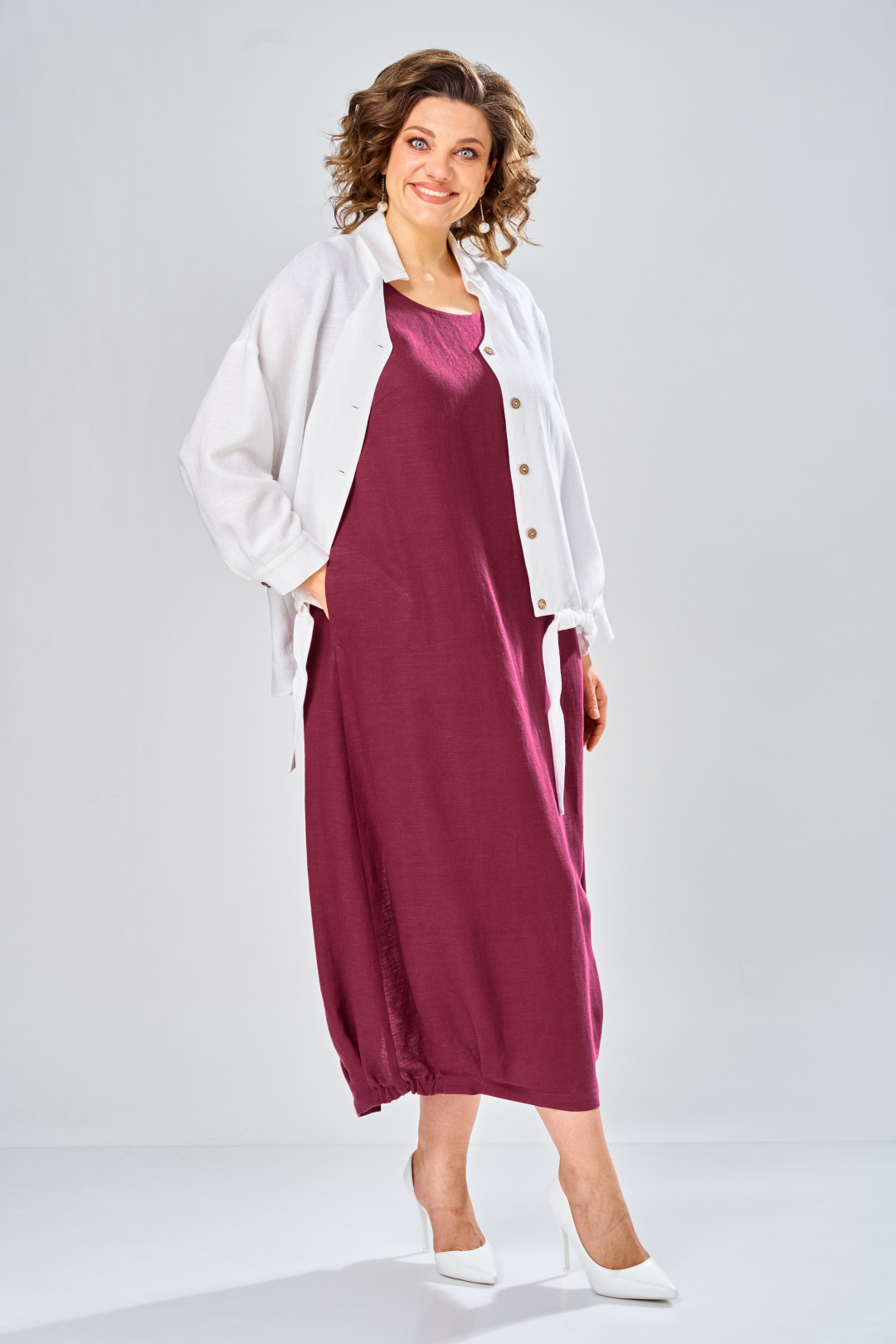 Костюм Diomant 2036 бордо - фото 1