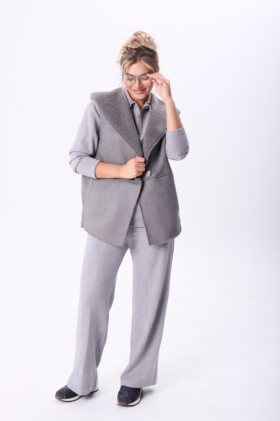 Костюм Diomant 2107 серый - фото 1