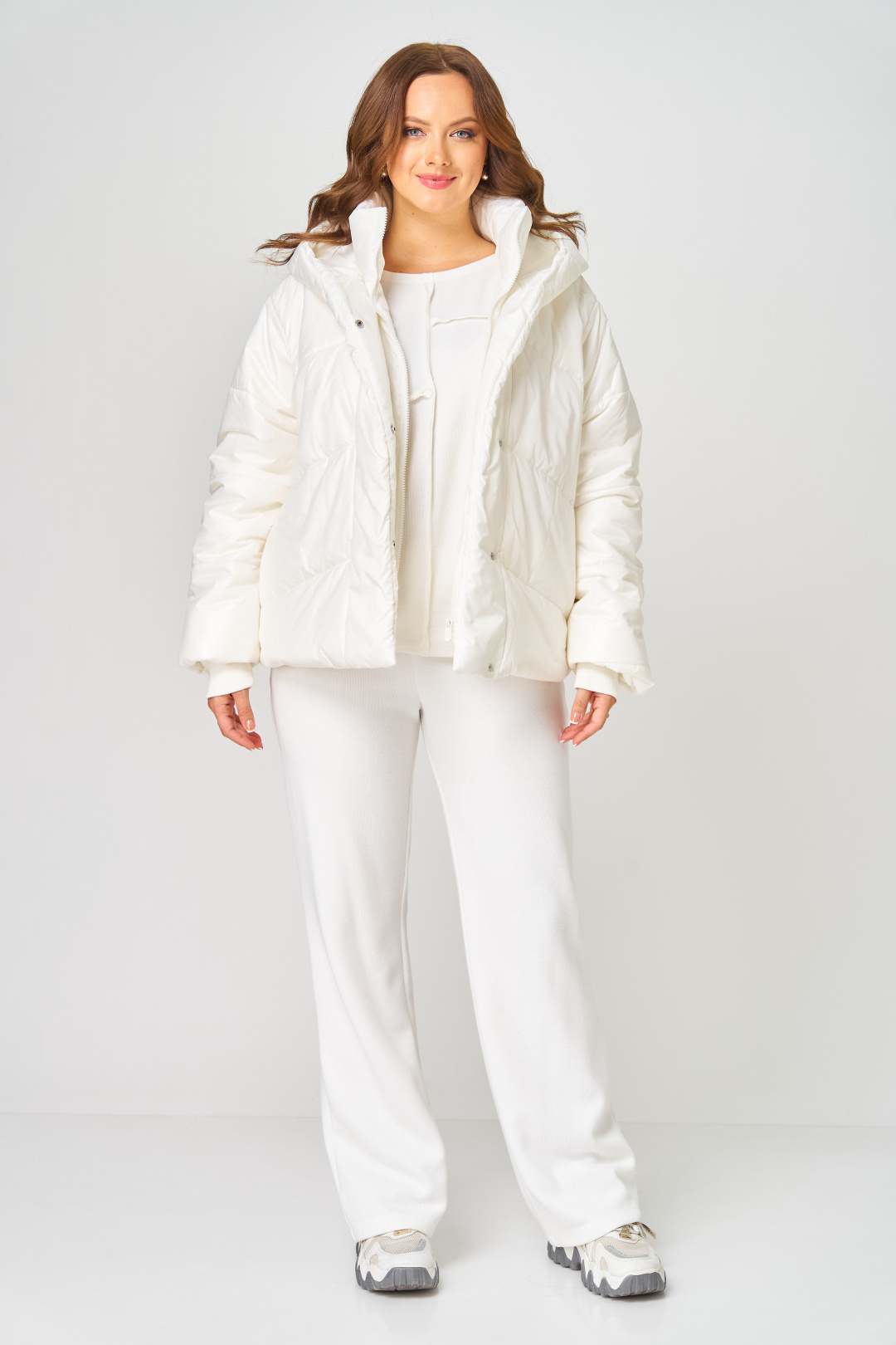 Куртка Diomant 2125 молочный - фото 4