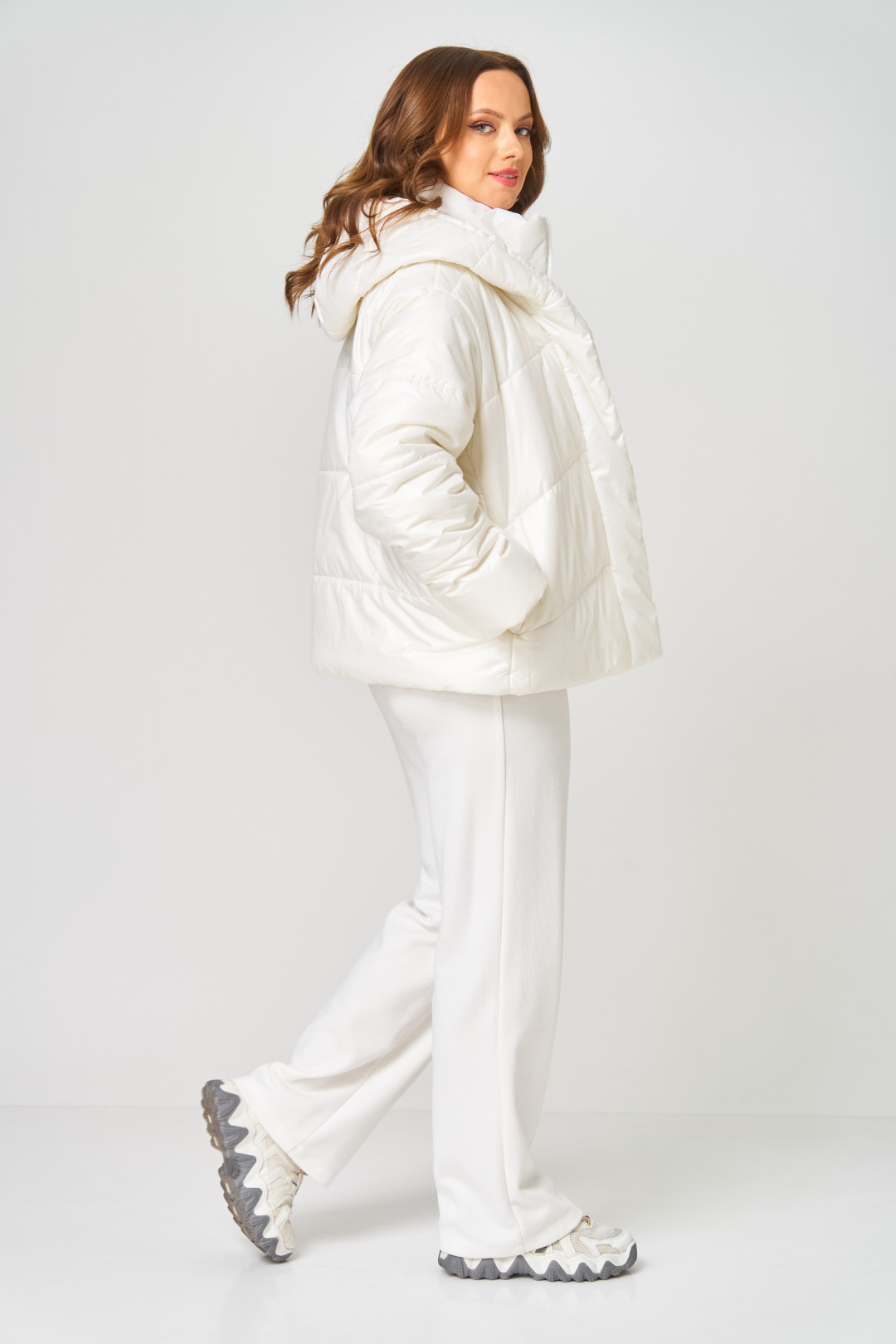 Куртка Diomant 2125 молочный - фото 5