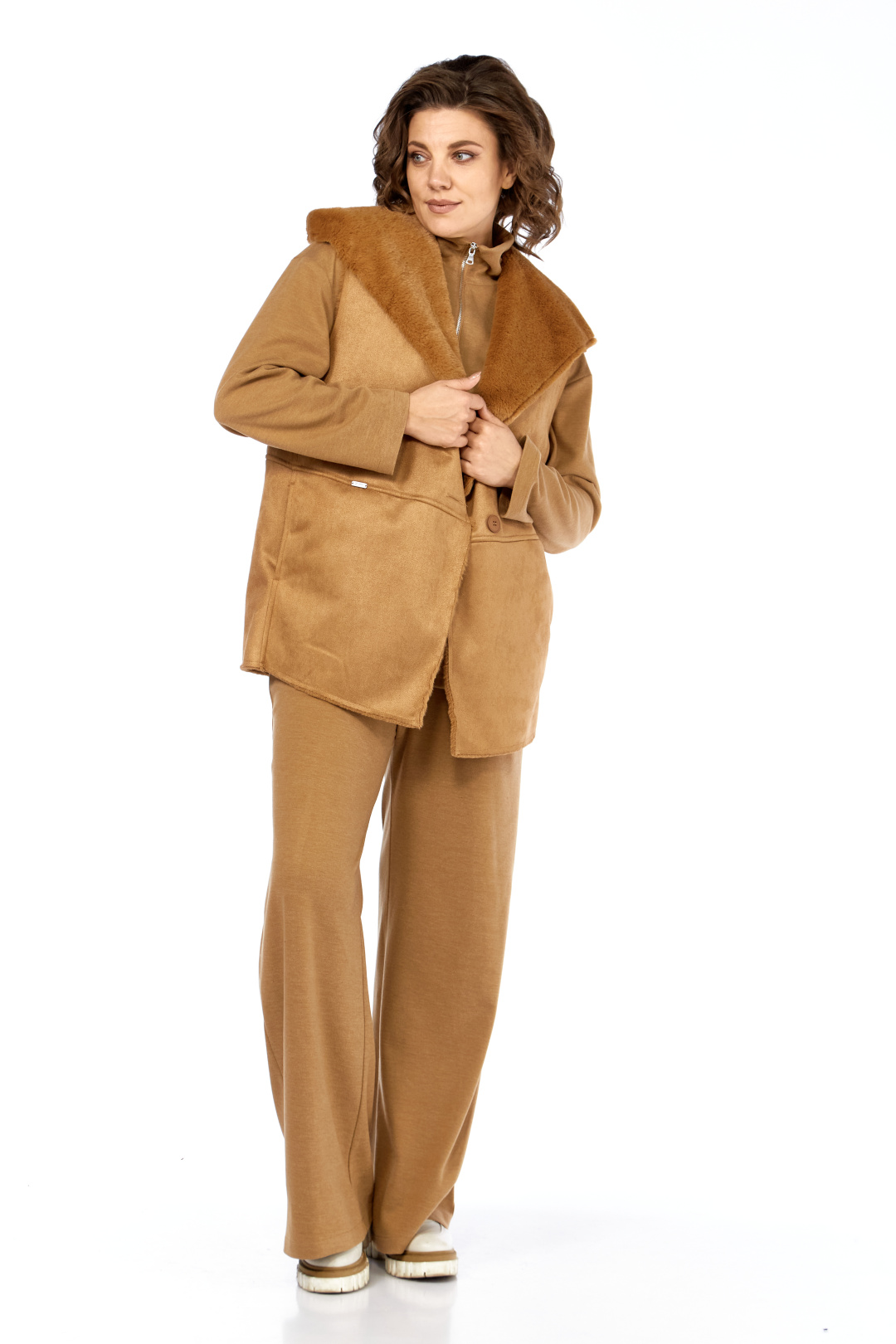 Костюм Diomant 2127 коричневый - фото 4