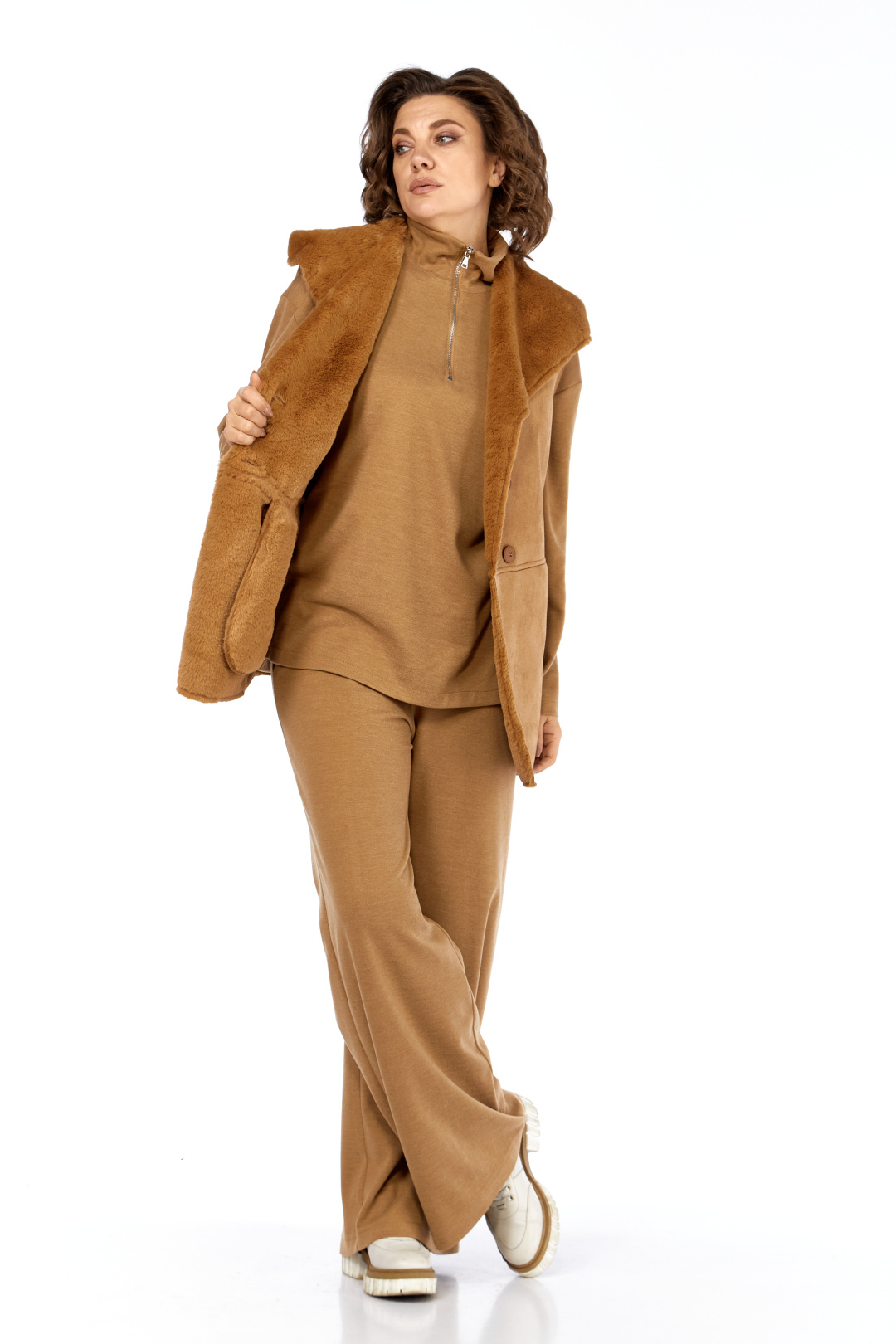 Костюм Diomant 2127 коричневый - фото 5