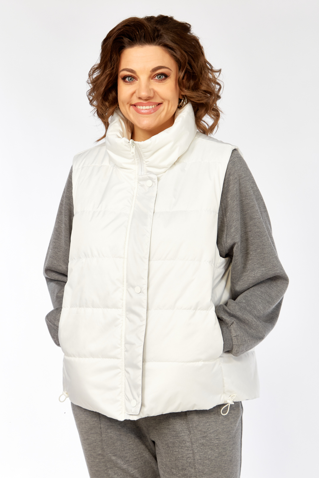 Жилет Diomant 2136 белый - фото 3