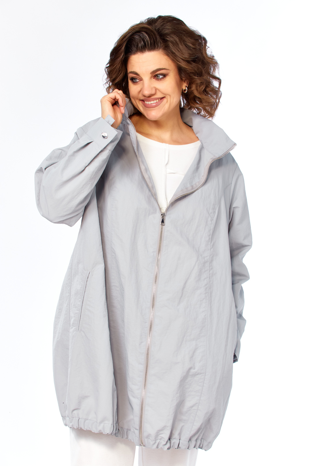 Парка Diomant 2140 серый - фото 1