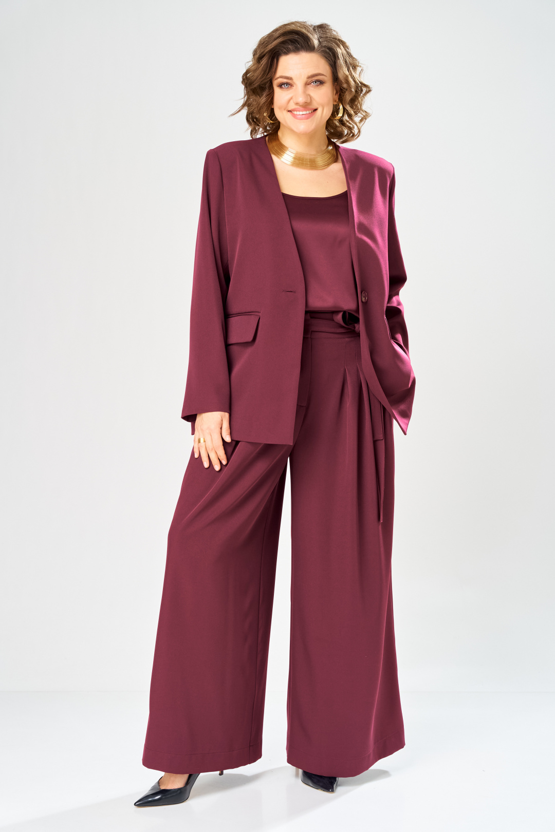 Костюм Diomant 2149 бордо - фото 1