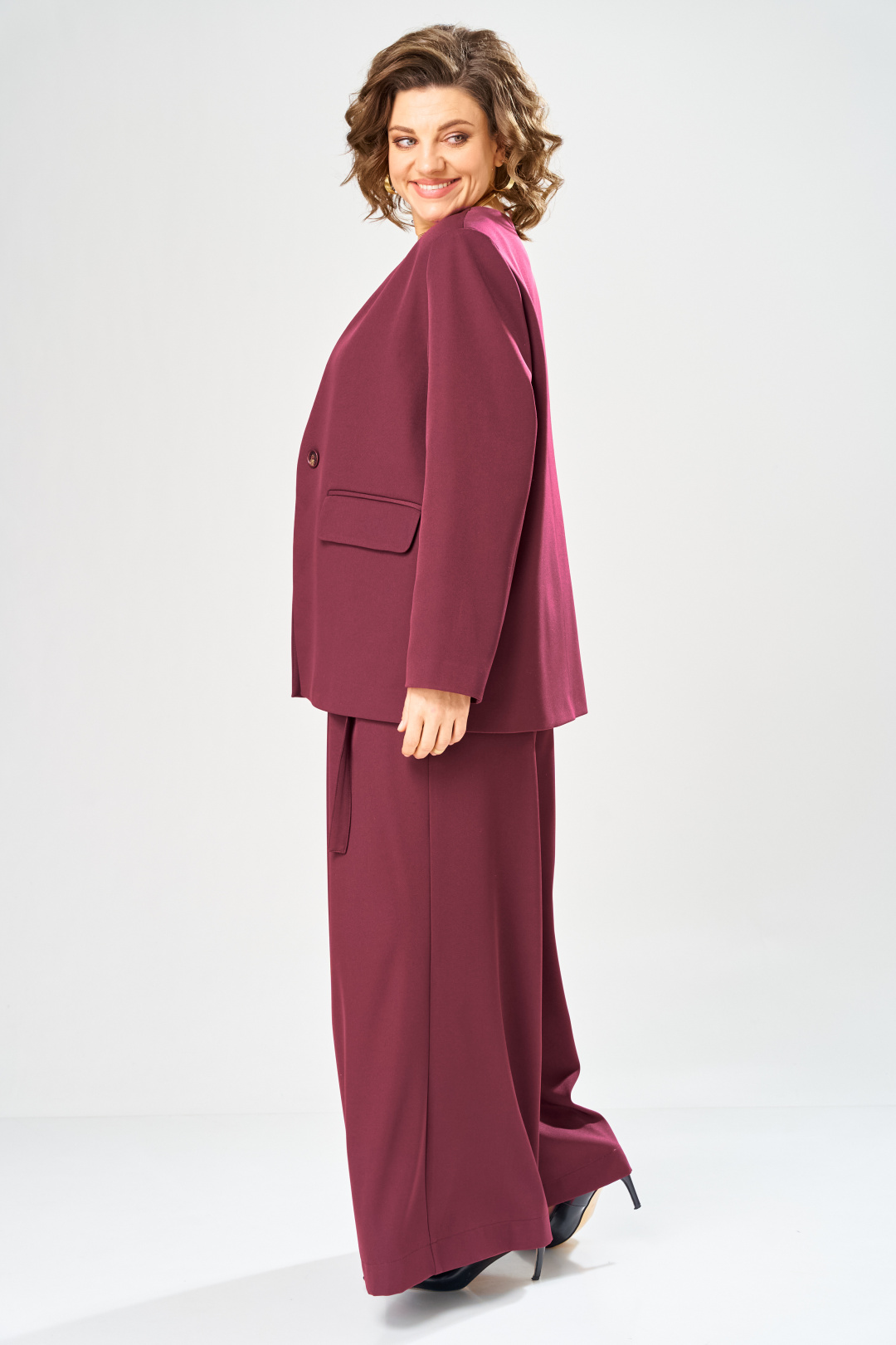 Костюм Diomant 2149 бордо - фото 4