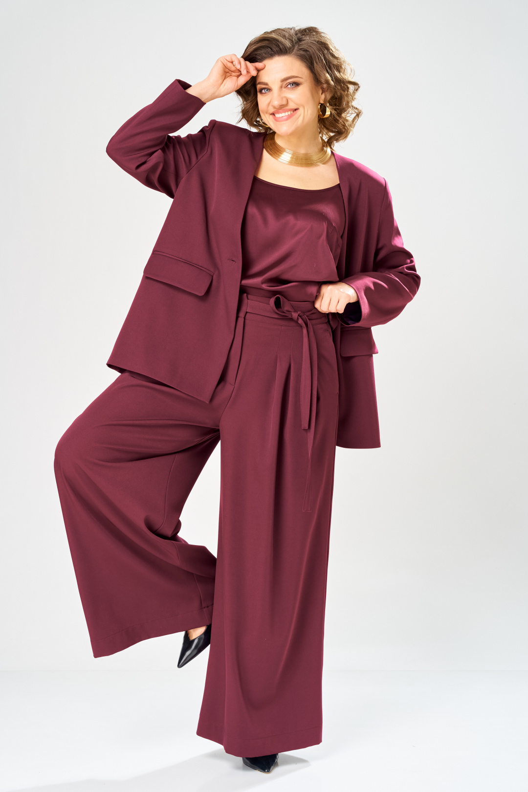 Костюм Diomant 2149 бордо - фото 6