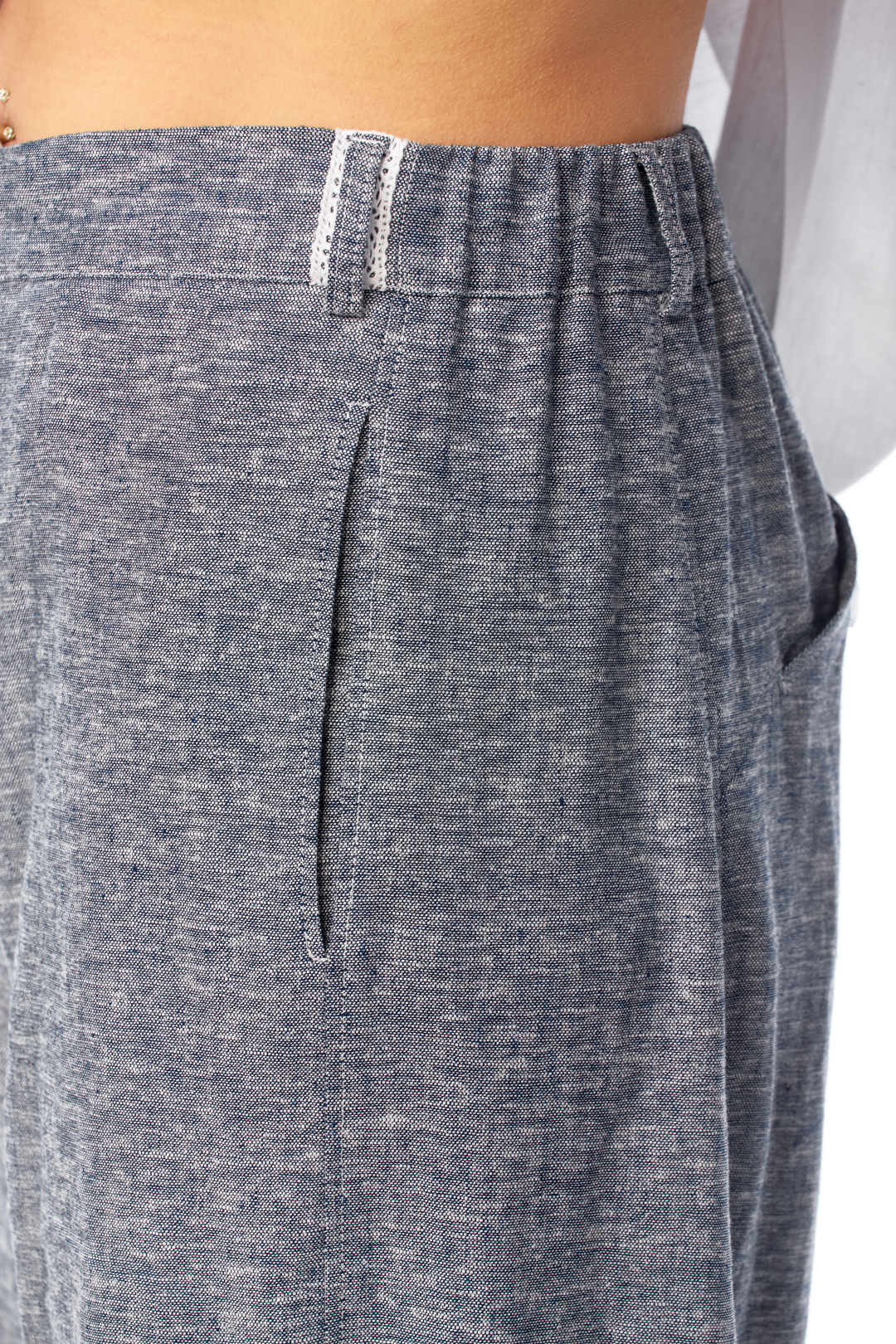 Костюм Diomant 2157 джинс+белый