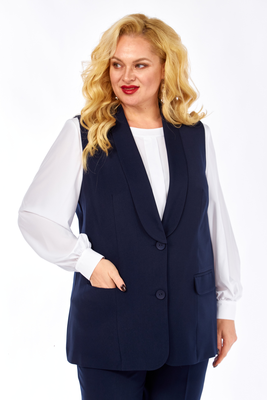 Костюм Элль-стиль 2132/5 темно-синий