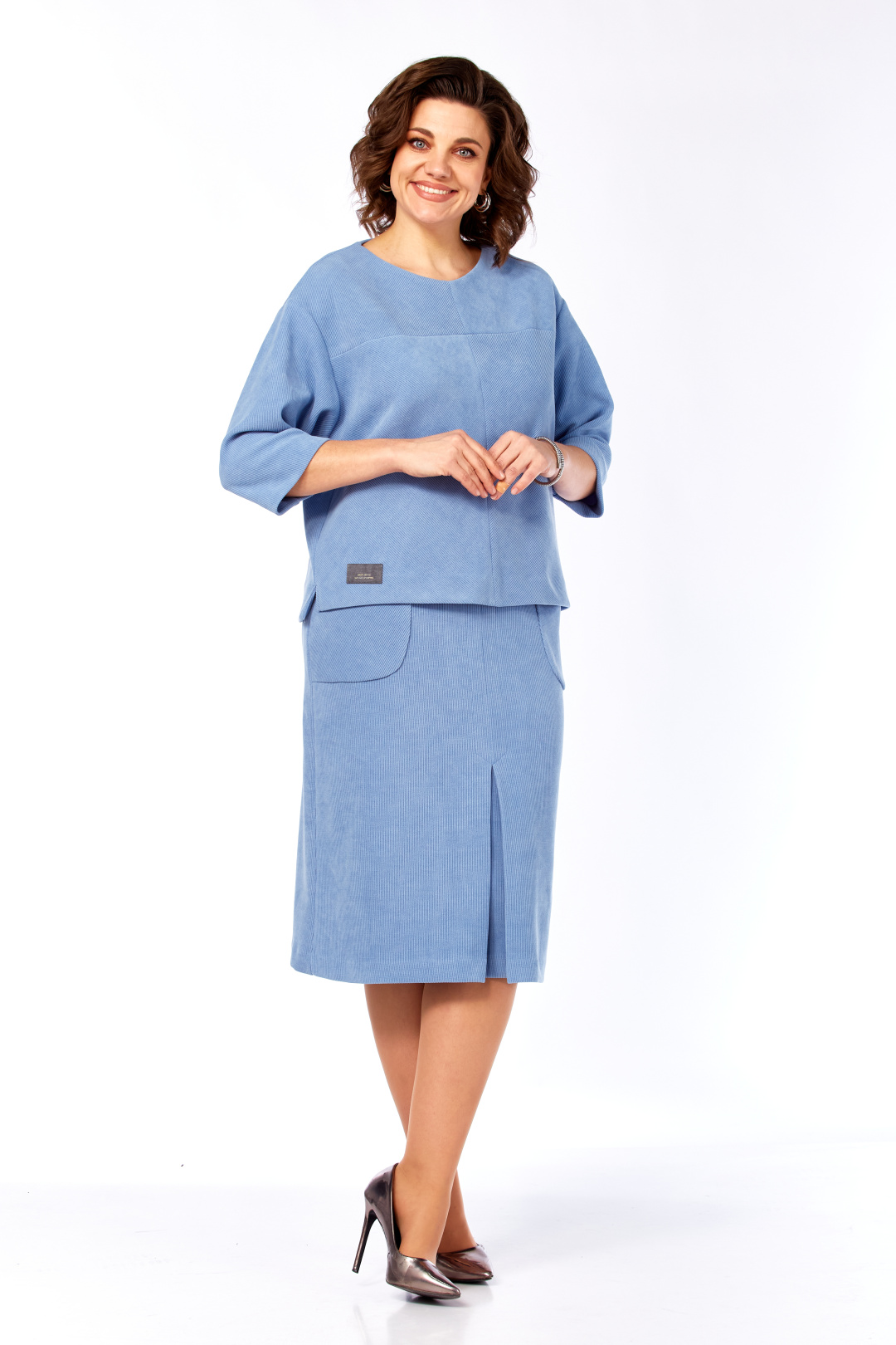 Костюм Элль-стиль 2141-3 голубой