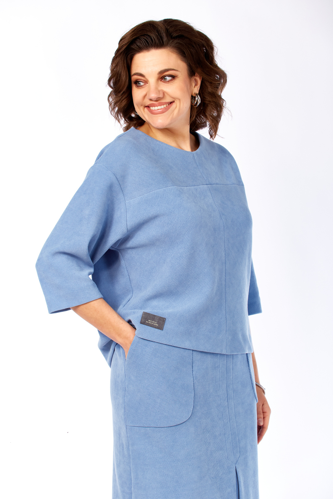 Костюм Элль-стиль 2141-3 голубой
