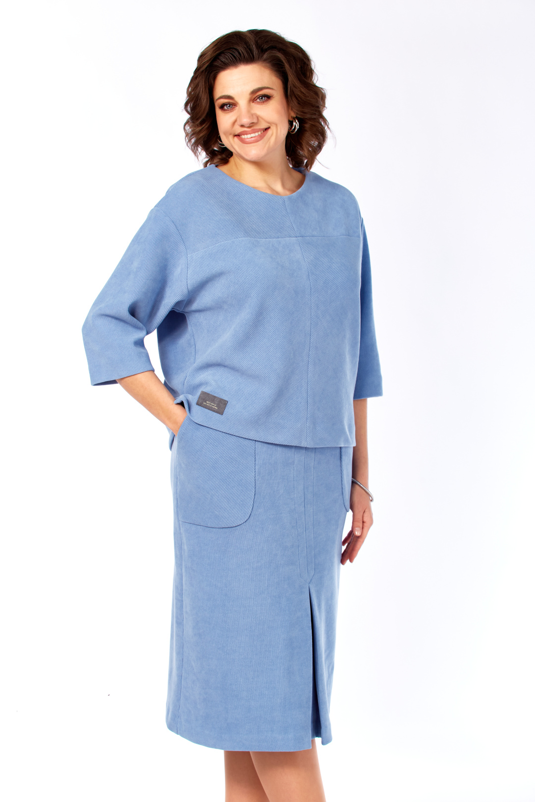 Костюм Элль-стиль 2141-3 голубой