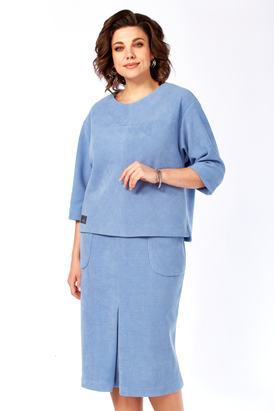 Костюм Элль-стиль 2141-3 голубой